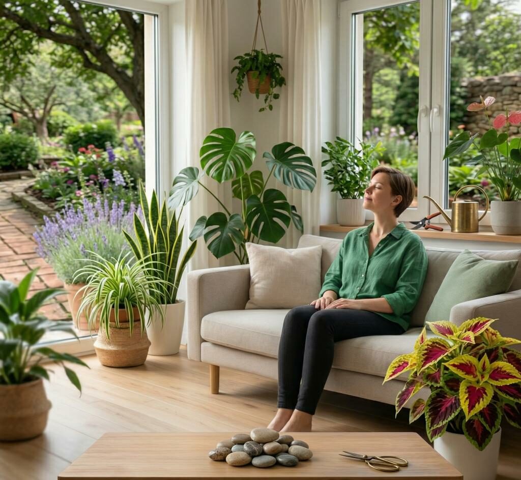 أثر النباتات والسكينة